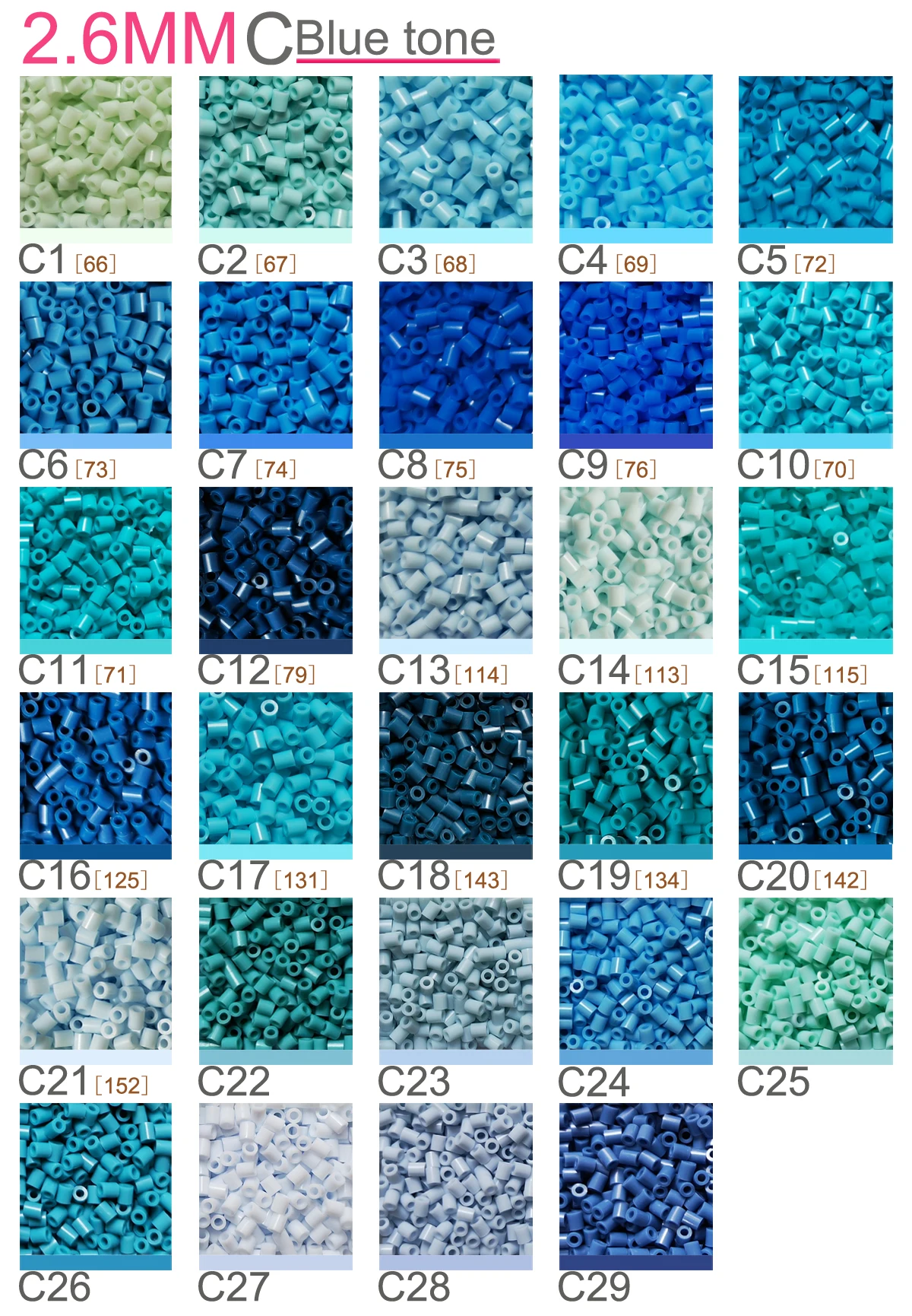 2.6mm Mini Beads 1000PCS 230colors Fuse Beads Gift Hama Beads Diy Puzzles Iron Beads High Quality