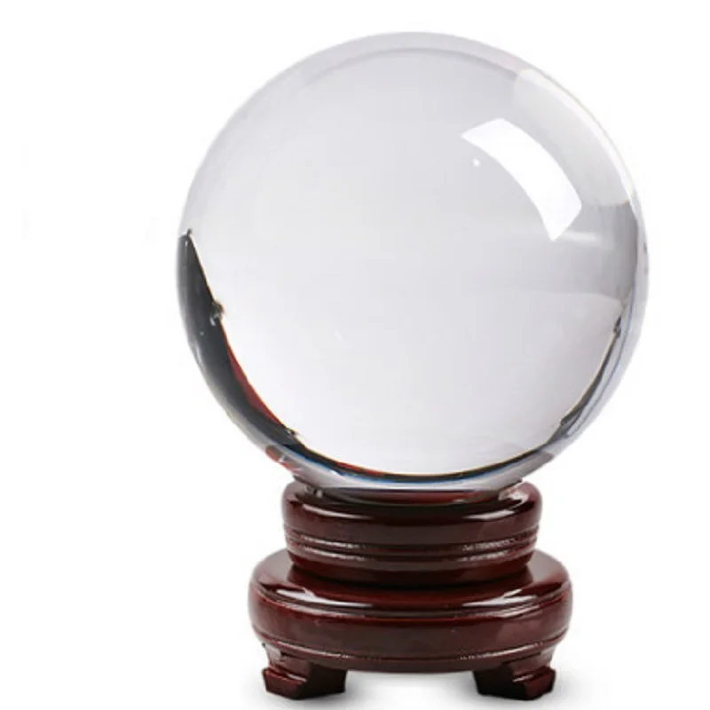 Smooth K9 30mm-100mm Clear Chandelier Lens Ball Glass Crystal Ball Stand For Sphere Photography Decoration Home Decorative Ball
