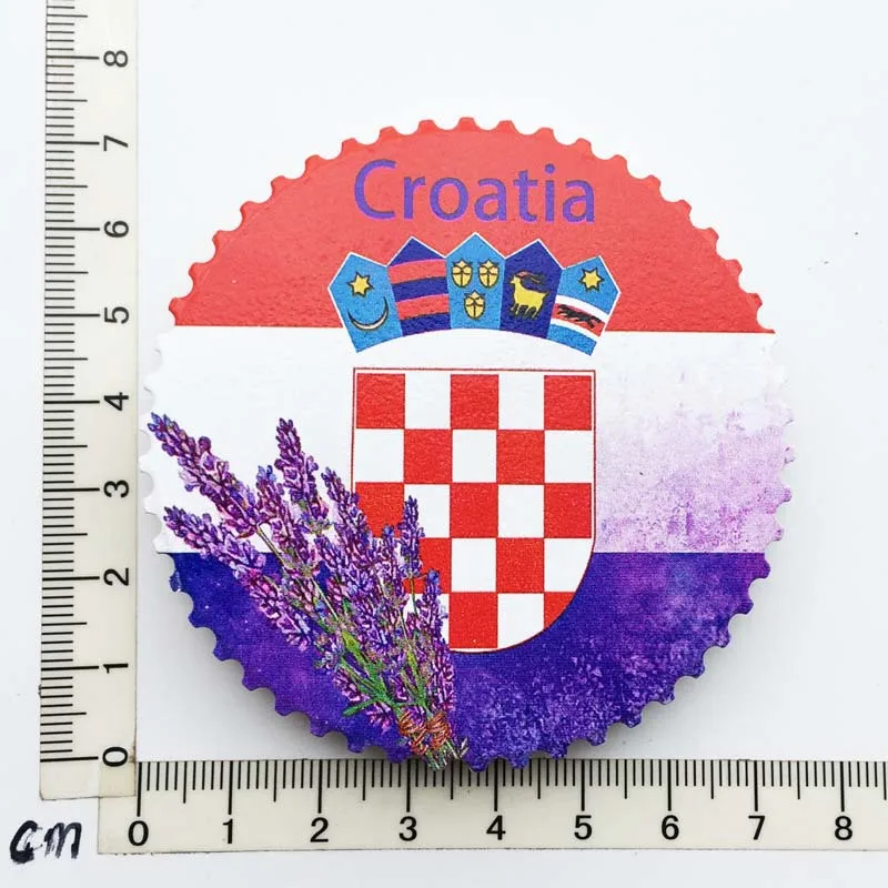 Croacia Fridge Magnet Kroatie Tourist Souvenir Mediterranean Split Trogir Hvar Trogir Magnetic Refrigerator Stickers Croatia Map