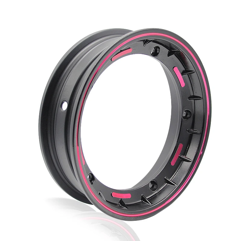 sclmotos- 10 inch Scooter Motorcycle rims Case for Piaggio Aluminum Wheel Rim with Nut,Oring and Inflating Valve Racing
