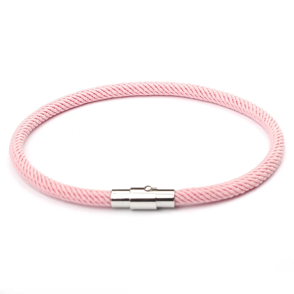 VOQ New Magnetic Clasp Bracelet Bangle Lucky Red String Bracelets for Couple Valentine's Day Romantic Jewelry Gift Wholesale