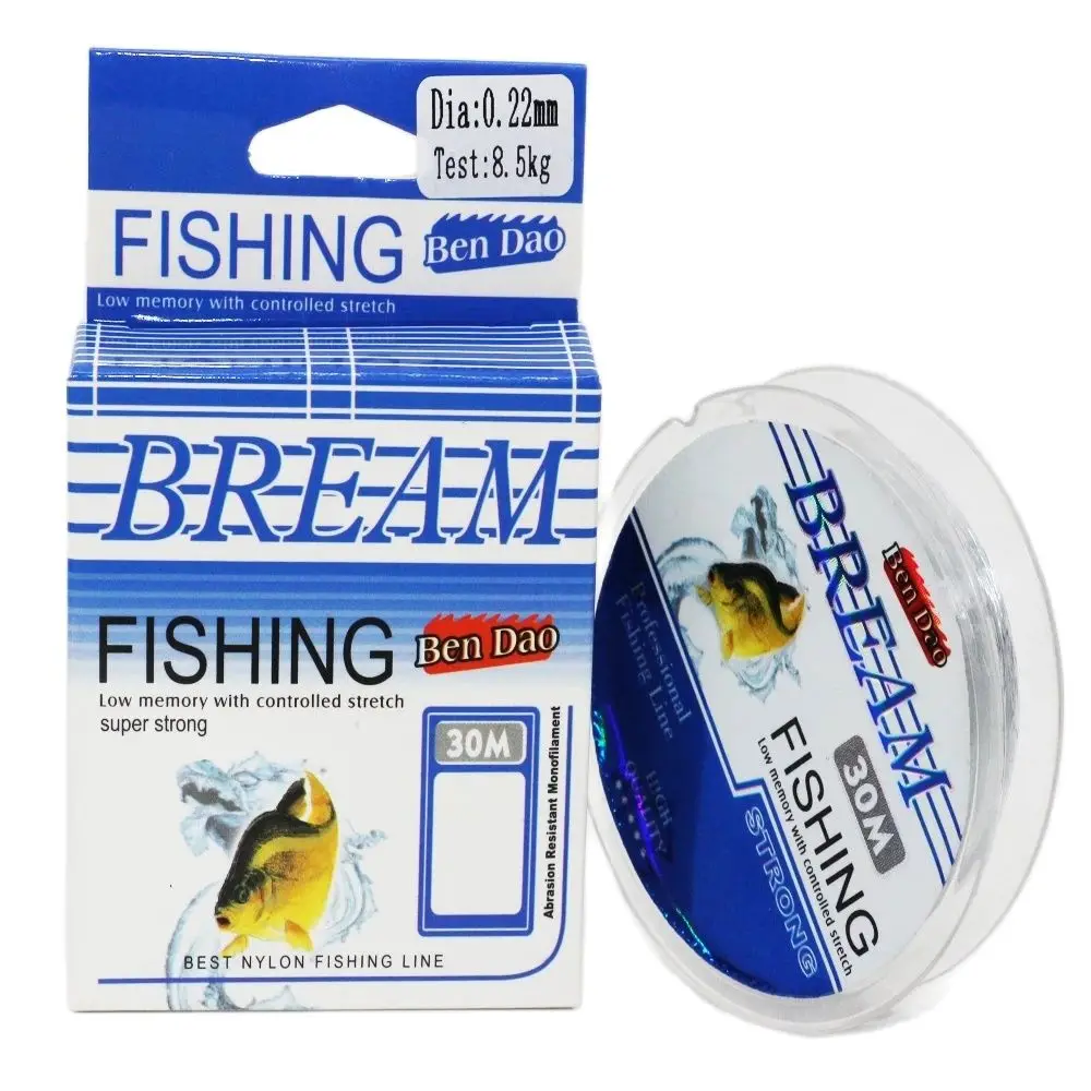 30m Ultra-fine Soft Fluorocarbon Coating Japanese Nylon Fishing Line Winter Ice Fishing Line High-quality Fishing Equipment