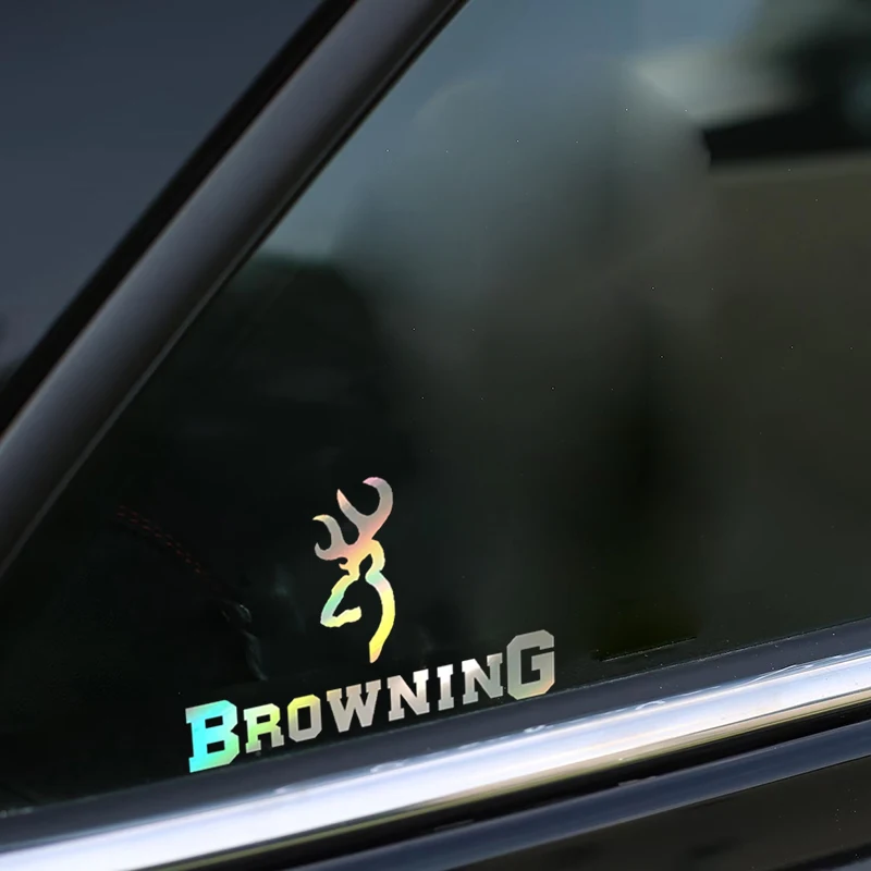 Browning Body Deer Stickers Cool Vinyl Car Sticker Waterproof Removable Decals Car Bumper Decor Funny Laptop Decals Decoration