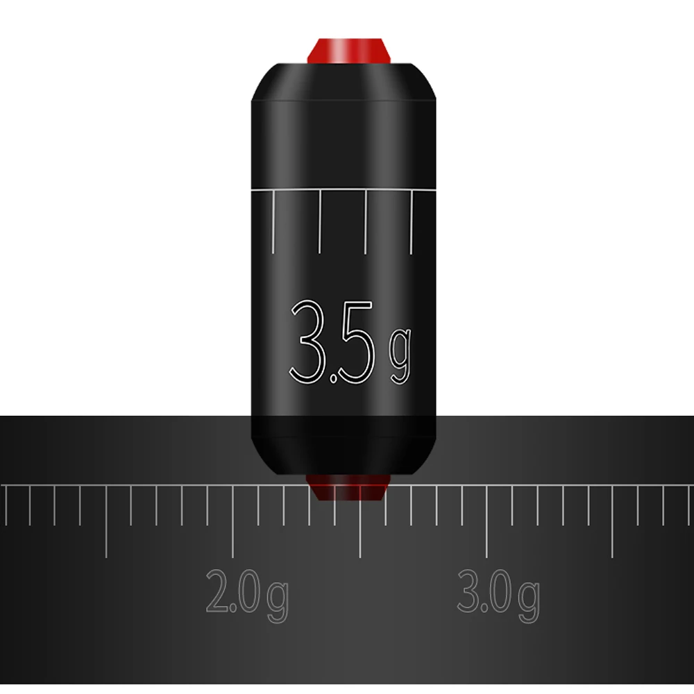 DNDYUJU 20pcs/lot Lead Sinker Fishing Accessories Fishing Set Head Weight Sinkers Space Bean Connector 1.5g-5.0g Fishing Tackle