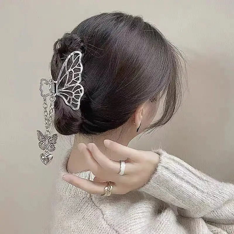 30/100Pcs/Lot Iron Hollow Butterfly Shape Pendant Charms Earrings Connector For DIY Jewelry Necklace Making Accessories