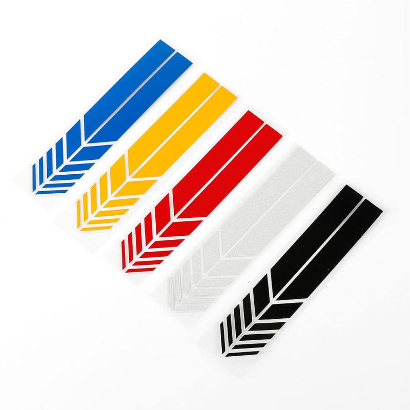 2pcs/set Car Sticker Non Fading Fashion Color Stripe Car Sticker Racing Strips Side Rear View Mirror Decor Decal Car Universal