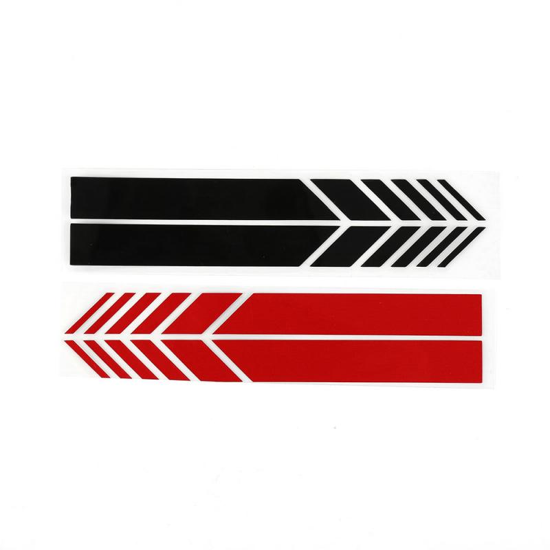 2pcs/set Car Sticker Non Fading Fashion Color Stripe Car Sticker Racing Strips Side Rear View Mirror Decor Decal Car Universal