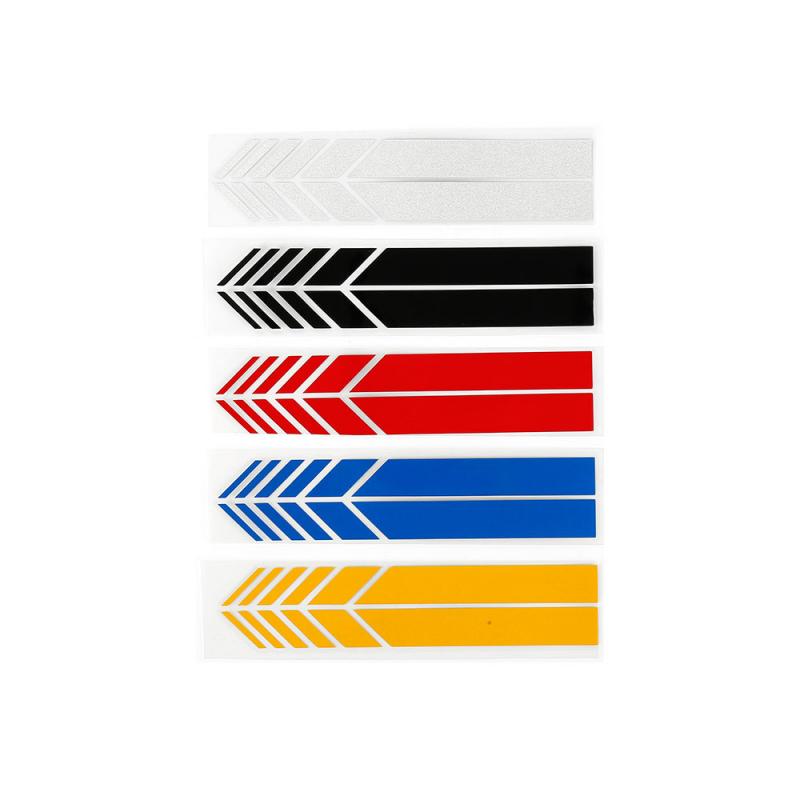 2pcs/set Car Sticker Non Fading Fashion Color Stripe Car Sticker Racing Strips Side Rear View Mirror Decor Decal Car Universal