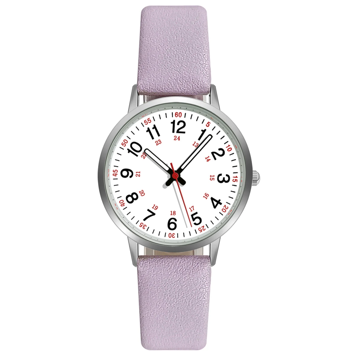 Fashion Women Watch Elegant Quartz Watches PU Leather Strap Wristwatch For Ladies Dress Clock Watches Back Light Reloj Mujer