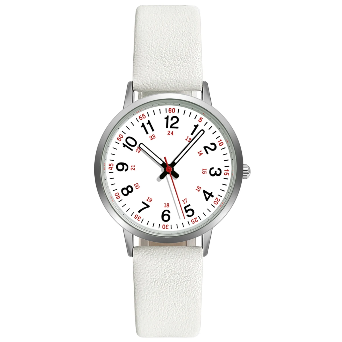 Fashion Women Watch Elegant Quartz Watches PU Leather Strap Wristwatch For Ladies Dress Clock Watches Back Light Reloj Mujer