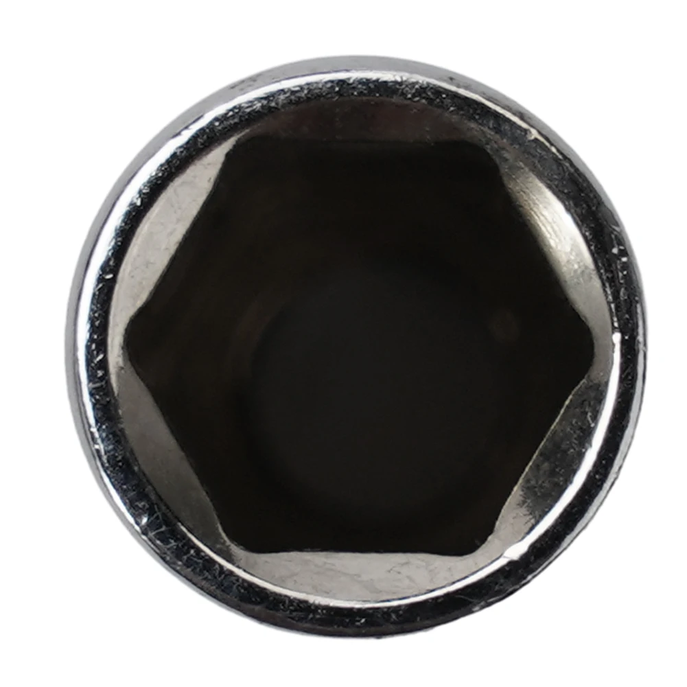 1pc 8/10/13mm 1/4 Single Extension Hexagon Socket Premium Chrome Vanadium Steel Socket Chrome Plated Finish Socket Wrench