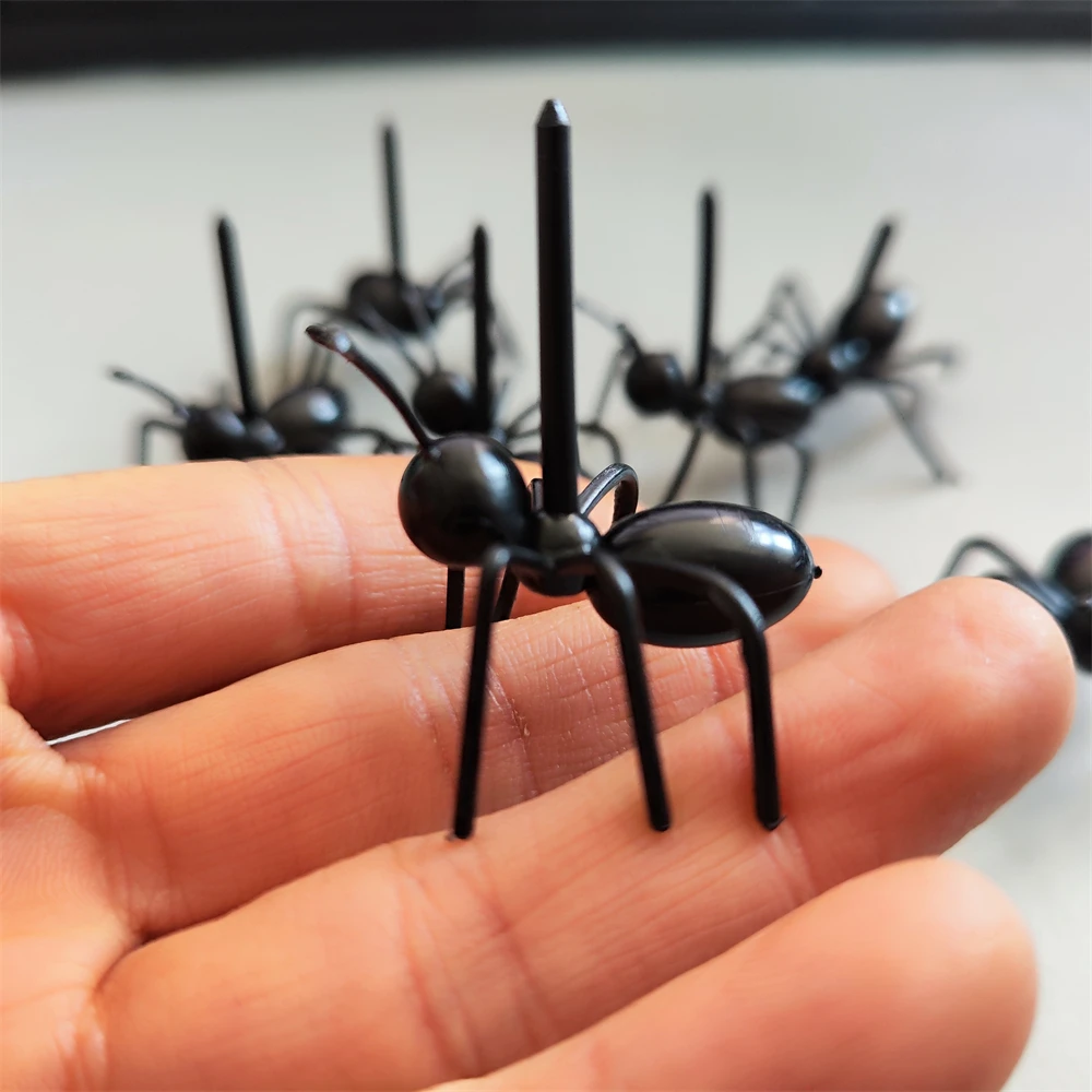 12 PCS Ants Food Fruit Picks Decoration Ant Shape Forks Snack Cake Dessert Tableware for Home Kitchen Party Dinner Fruit Pick