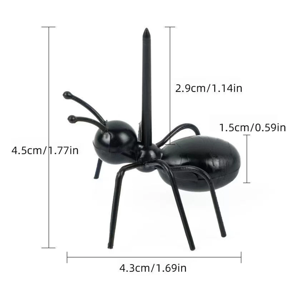 12 PCS Ants Food Fruit Picks Decoration Ant Shape Forks Snack Cake Dessert Tableware for Home Kitchen Party Dinner Fruit Pick