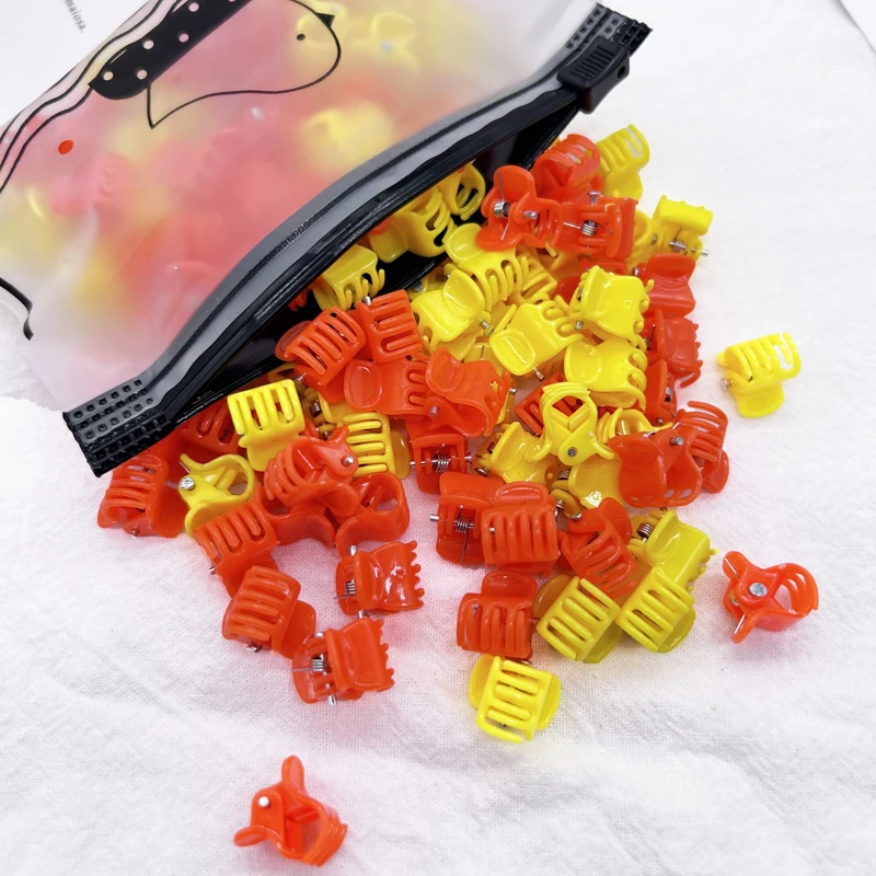 10/20Pcs Colorful Small Claw Clips Girls Cute Flower Butterfly Hair Clips Hair Accessories Kids Cartoon Hair Claws Headwear Gift