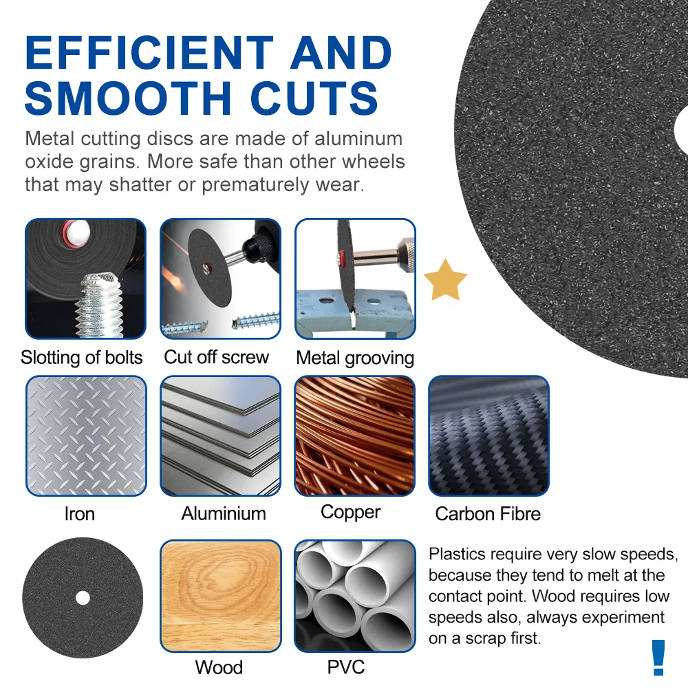 XCAN 36/150pcs 25mm Resin Cut off Wheels Abrasive Disc Cutting Discs Reinforced Cut Off Grinding Wheels For Dremel Accessories