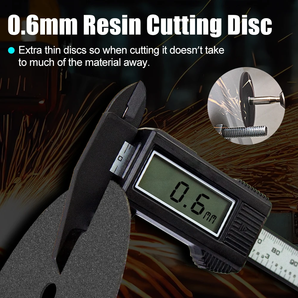 XCAN 36/150pcs 25mm Resin Cut off Wheels Abrasive Disc Cutting Discs Reinforced Cut Off Grinding Wheels For Dremel Accessories