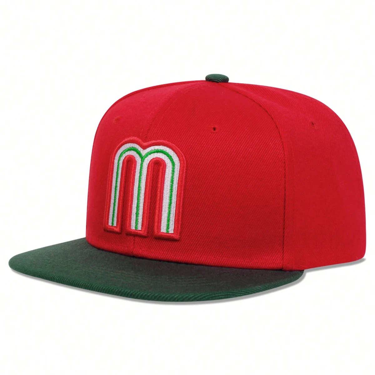 Unisex M Letter Embroidery Hip-hop Hats Outdoor Adjustable Casual Baseball Caps Sunscreen Hat