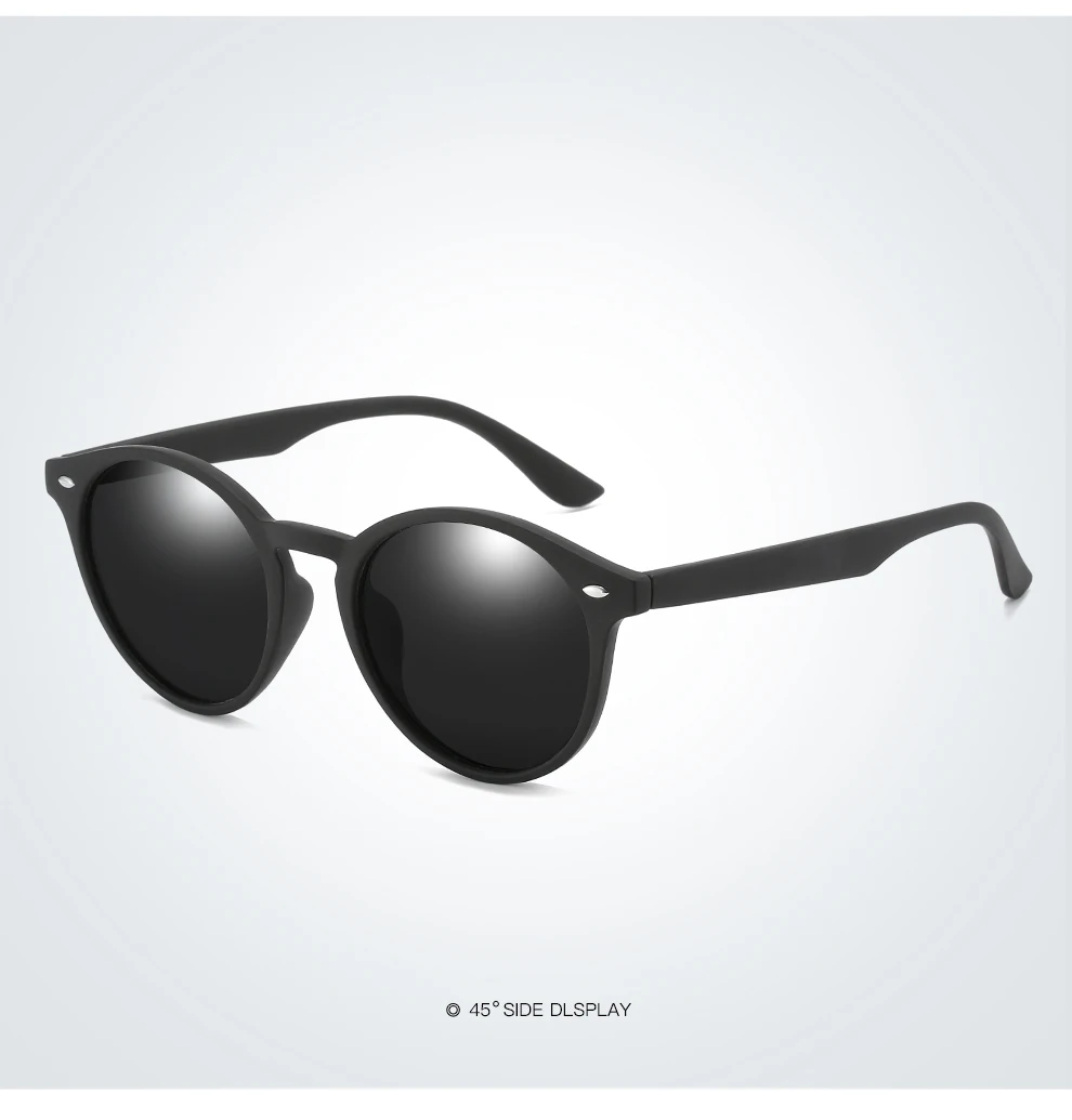 Fashion Round Sunglasses Women Men Classic Vintage Driving Travel Sun Glasses Circle Oval Brand Designer Eyewear