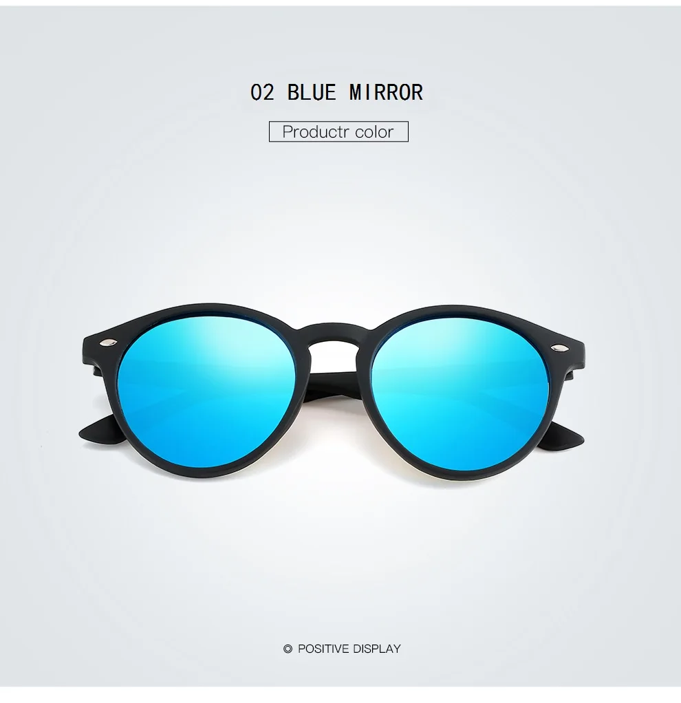 Fashion Round Sunglasses Women Men Classic Vintage Driving Travel Sun Glasses Circle Oval Brand Designer Eyewear
