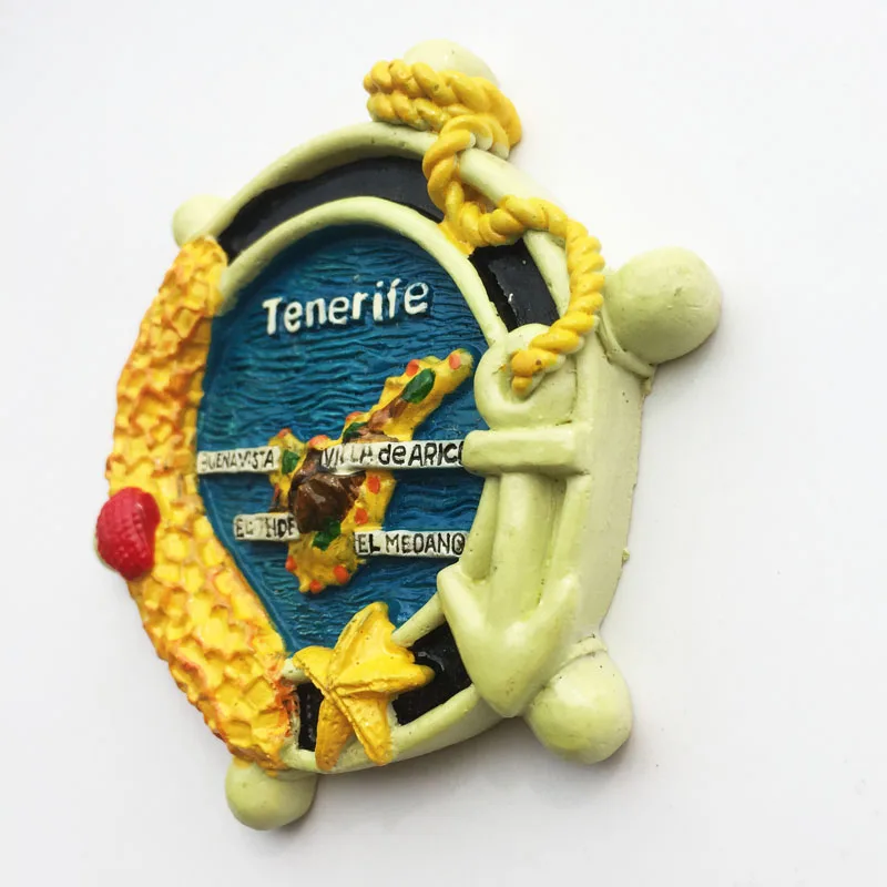 Europe Spain Fridge Magnets Tenerife Island Magnetic Refrigerator Stickers Tourism Souvenir for The House Devoration Idea Gift