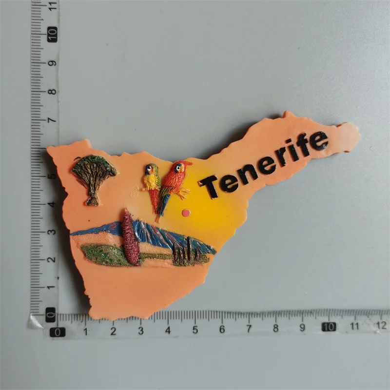 Europe Spain Fridge Magnets Tenerife Island Magnetic Refrigerator Stickers Tourism Souvenir for The House Devoration Idea Gift