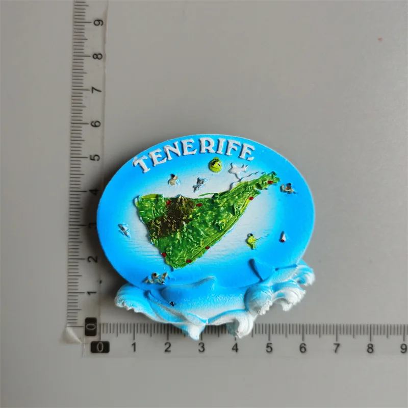 Europe Spain Fridge Magnets Tenerife Island Magnetic Refrigerator Stickers Tourism Souvenir for The House Devoration Idea Gift