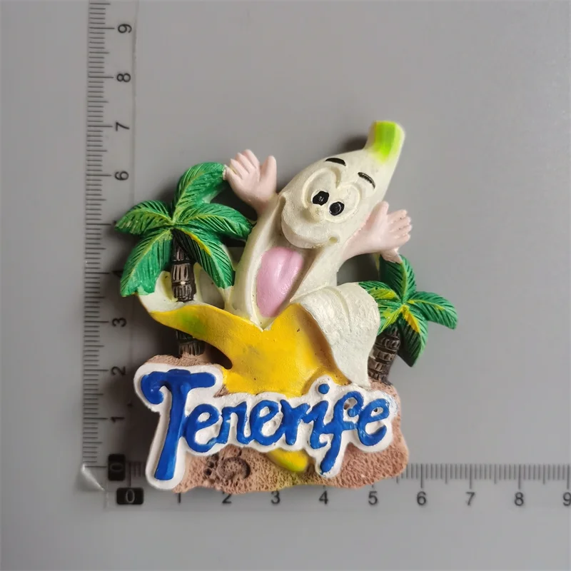 Europe Spain Fridge Magnets Tenerife Island Magnetic Refrigerator Stickers Tourism Souvenir for The House Devoration Idea Gift