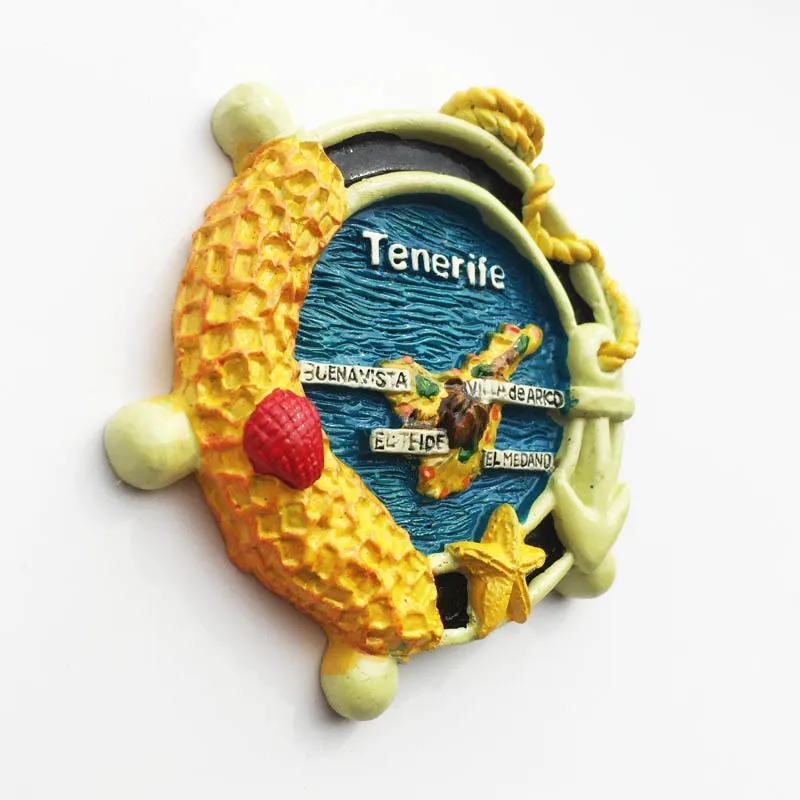 Europe Spain Fridge Magnets Tenerife Island Magnetic Refrigerator Stickers Tourism Souvenir for The House Devoration Idea Gift