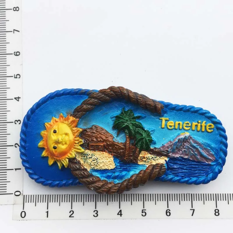 Europe Spain Fridge Magnets Tenerife Island Magnetic Refrigerator Stickers Tourism Souvenir for The House Devoration Idea Gift