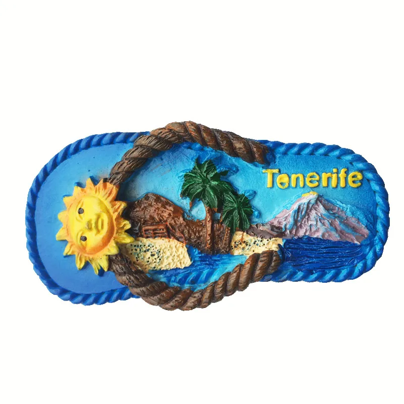 Europe Spain Fridge Magnets Tenerife Island Magnetic Refrigerator Stickers Tourism Souvenir for The House Devoration Idea Gift