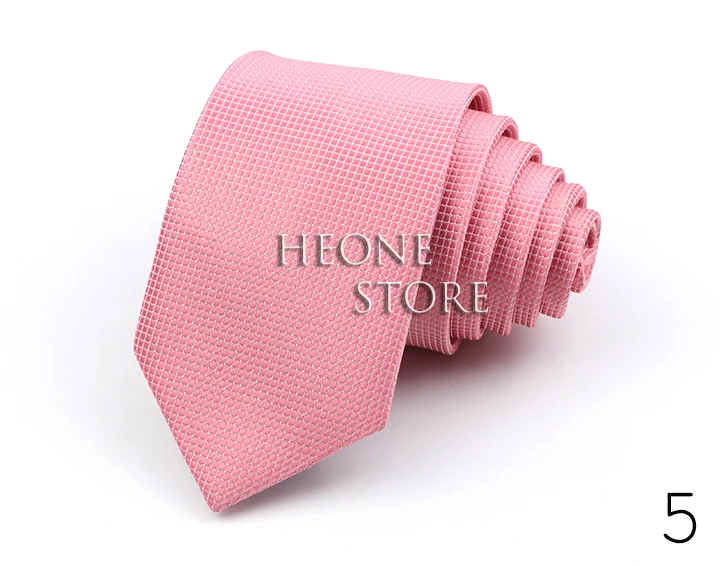 6cm Mens Business Tie Fashion Classic Skinny Fine Grid Necktie Wine Red Blue Pink Champagne Suit Cravat Wedding Party Accessory