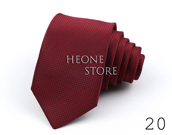 6cm Mens Business Tie Fashion Classic Skinny Fine Grid Necktie Wine Red Blue Pink Champagne Suit Cravat Wedding Party Accessory