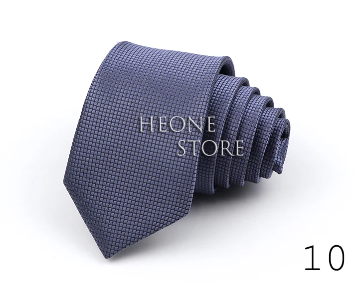 6cm Mens Business Tie Fashion Classic Skinny Fine Grid Necktie Wine Red Blue Pink Champagne Suit Cravat Wedding Party Accessory