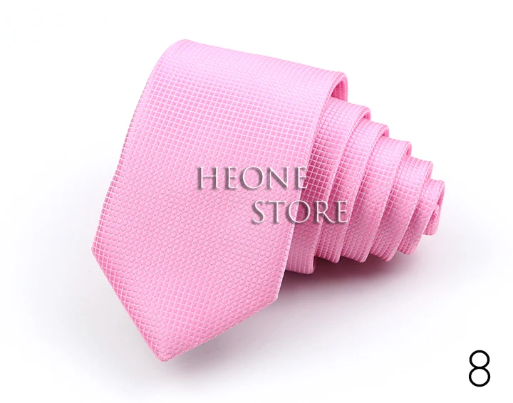 6cm Mens Business Tie Fashion Classic Skinny Fine Grid Necktie Wine Red Blue Pink Champagne Suit Cravat Wedding Party Accessory