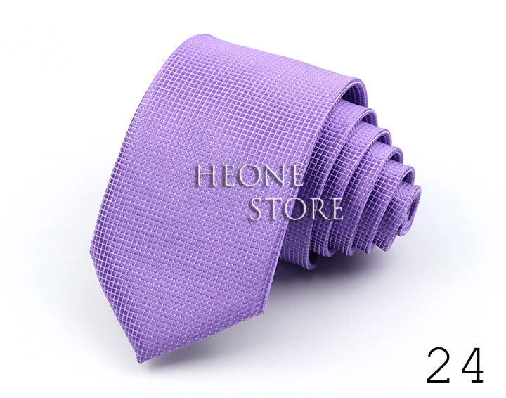 6cm Mens Business Tie Fashion Classic Skinny Fine Grid Necktie Wine Red Blue Pink Champagne Suit Cravat Wedding Party Accessory