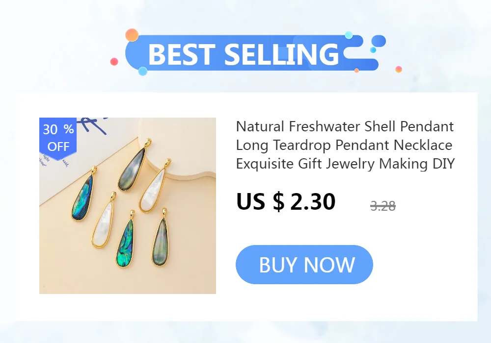 Natural Shell Pendant Mother of Pearl Splicing Abalone Shell Exquisite charms For jewelry making DIY Necklace accessories