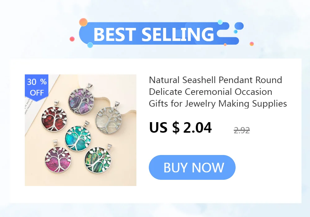 Natural Shell Pendant Mother of Pearl Splicing Abalone Shell Exquisite charms For jewelry making DIY Necklace accessories