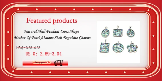Natural Shell Pendant Mother of Pearl Splicing Abalone Shell Exquisite charms For jewelry making DIY Necklace accessories