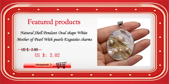 Natural Shell Pendant Mother of Pearl Splicing Abalone Shell Exquisite charms For jewelry making DIY Necklace accessories