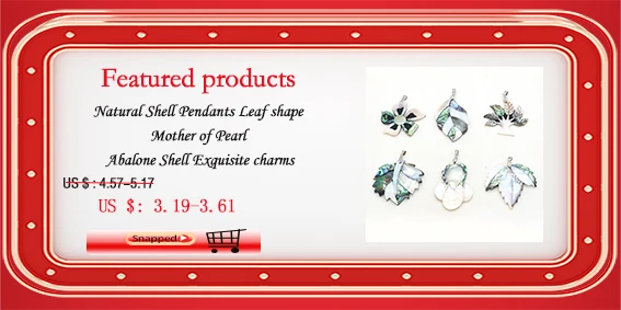 Natural Shell Pendant Mother of Pearl Splicing Abalone Shell Exquisite charms For jewelry making DIY Necklace accessories