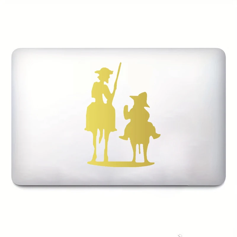 STICKER VINYL Famous novel Don Quixote Cervantes character sketch CAR STICKER