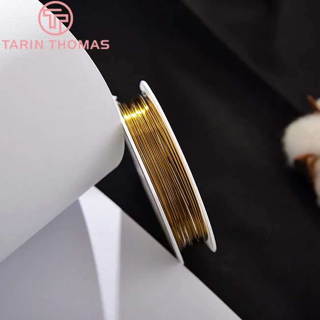 1 Roll 0.3MM 0.4MM 0.5MM 0.6MM 0.8MM 1MM Antique Bronze Can Make Shape Copper Metal Wire Diy Findings Accessories Wholesales