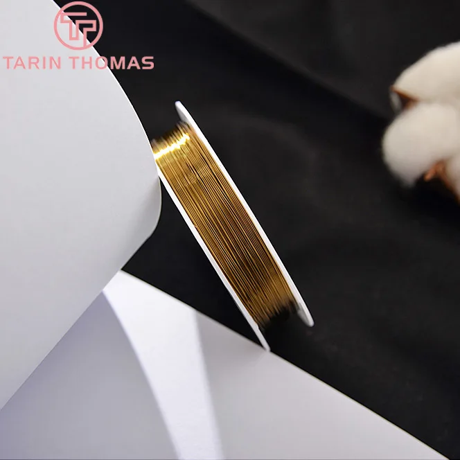 1 Roll 0.3MM 0.4MM 0.5MM 0.6MM 0.8MM 1MM Antique Bronze Can Make Shape Copper Metal Wire Diy Findings Accessories Wholesales