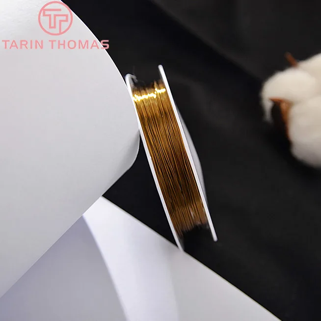 1 Roll 0.3MM 0.4MM 0.5MM 0.6MM 0.8MM 1MM Antique Bronze Can Make Shape Copper Metal Wire Diy Findings Accessories Wholesales