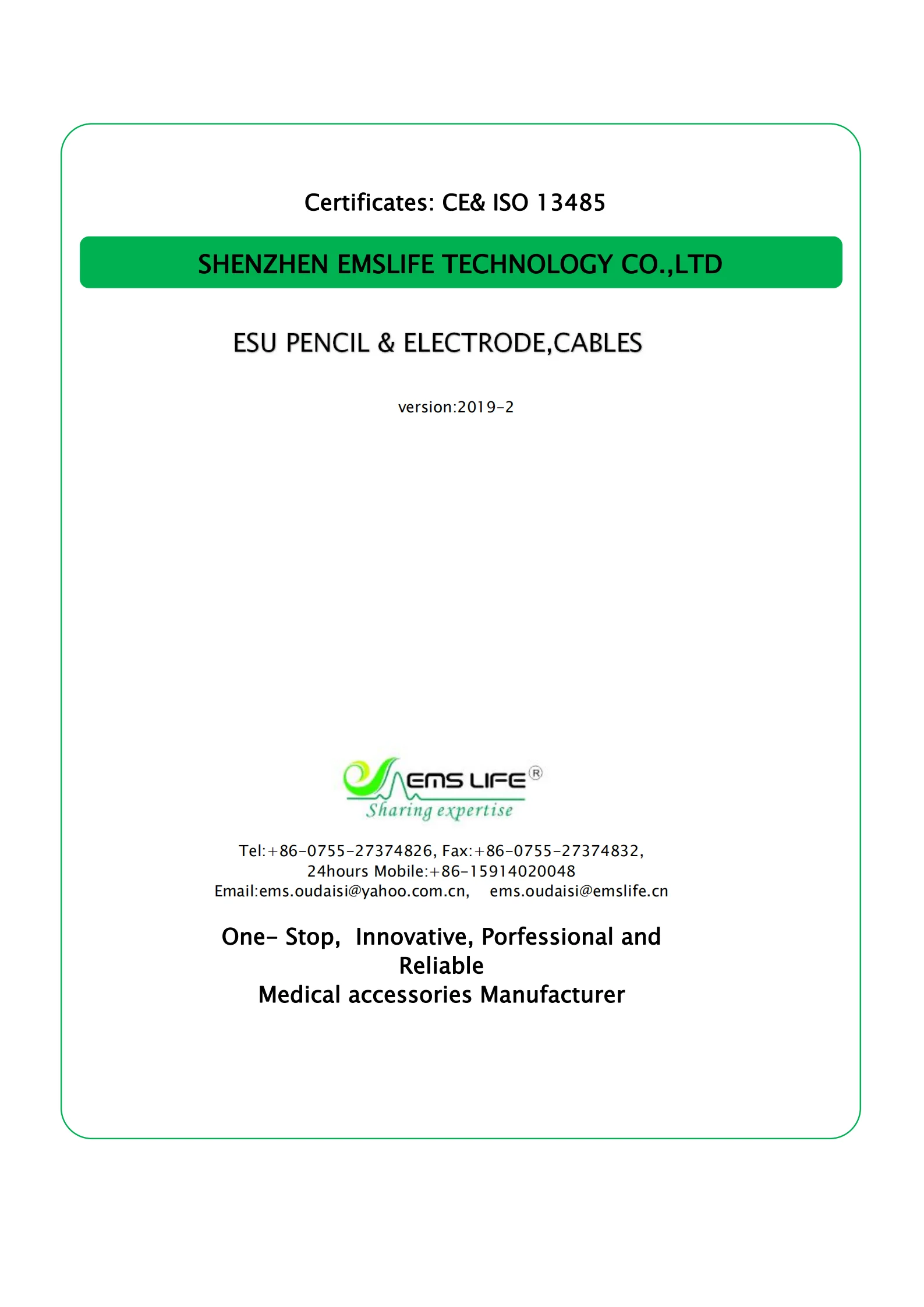 2026 Wholesale Electrosurgical Cautery Pencil Needle Electrode 2.36*70mm for Disposable ESU Pencil 10pcs Packing
