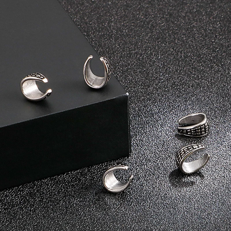 5pcs/lot Stainless Steel Pendant Pinch Bail Clasps Necklace Hooks Clips Connector For Jewelry Making Findings Accessories DIY