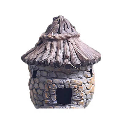 Cute Village House Miniature Garden Mini Craft Figurine Plant Pot Garden Ornament Miniature Fairy Garden Decor DIY Accessories