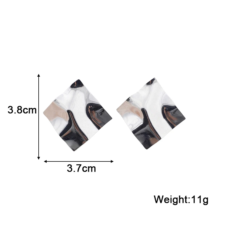 New European Exaggerated Women's Metal Hanging Earrings Multi-layers Alloy Pendants Twisted Unusual Earrings Fashion Cool Stuff