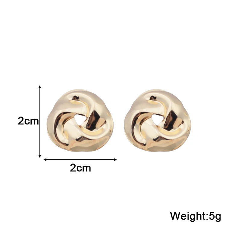 New European Exaggerated Women's Metal Hanging Earrings Multi-layers Alloy Pendants Twisted Unusual Earrings Fashion Cool Stuff