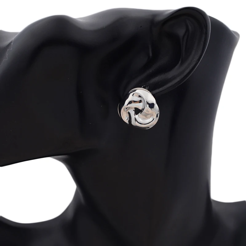 New European Exaggerated Women's Metal Hanging Earrings Multi-layers Alloy Pendants Twisted Unusual Earrings Fashion Cool Stuff